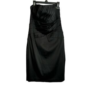 White House‎ Black Market WHBM Cocktail Occasion Dress Black size 6